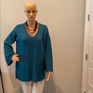 💙Ann Taylor Loft  teal sweater